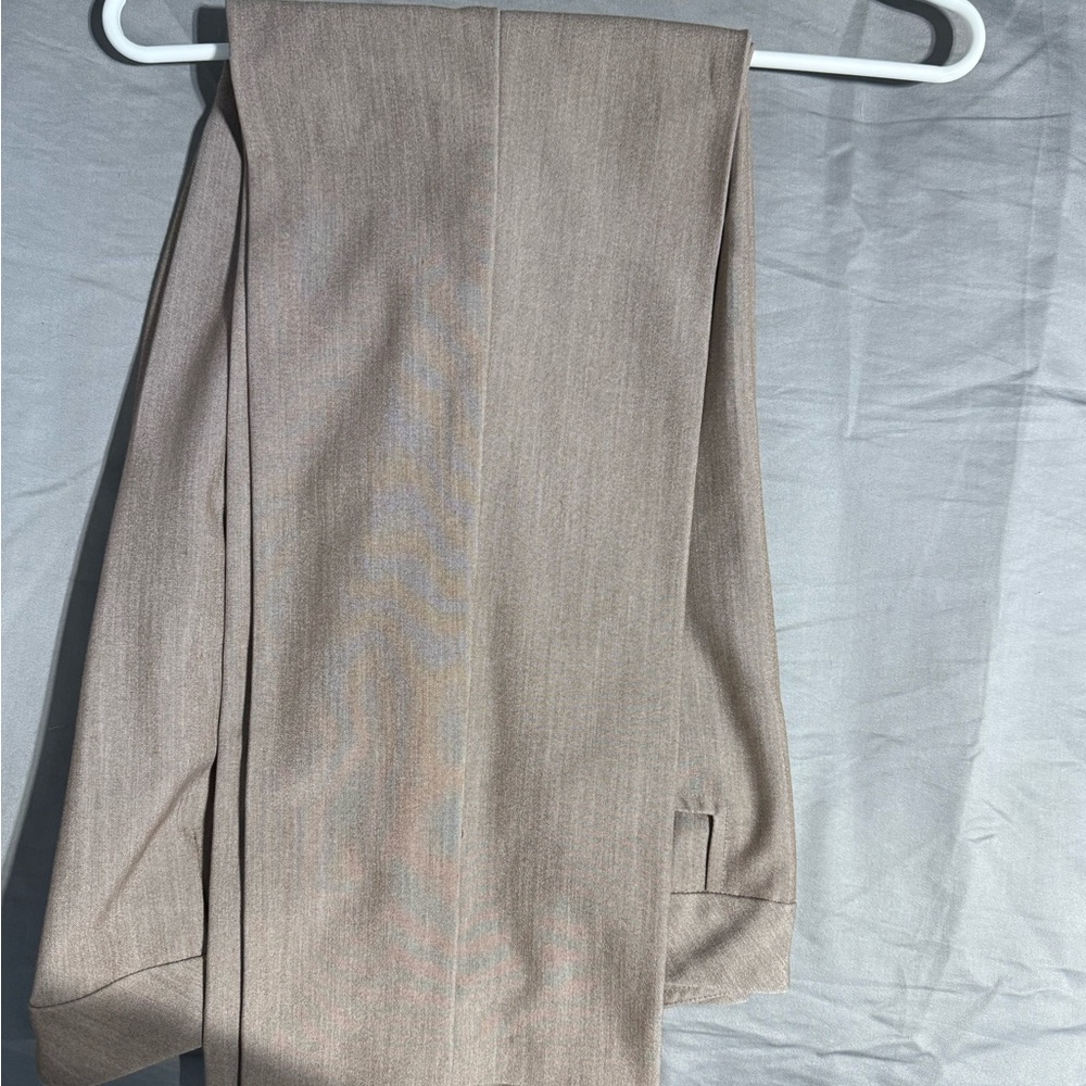 Classic Tan Straight Leg Women's Pants